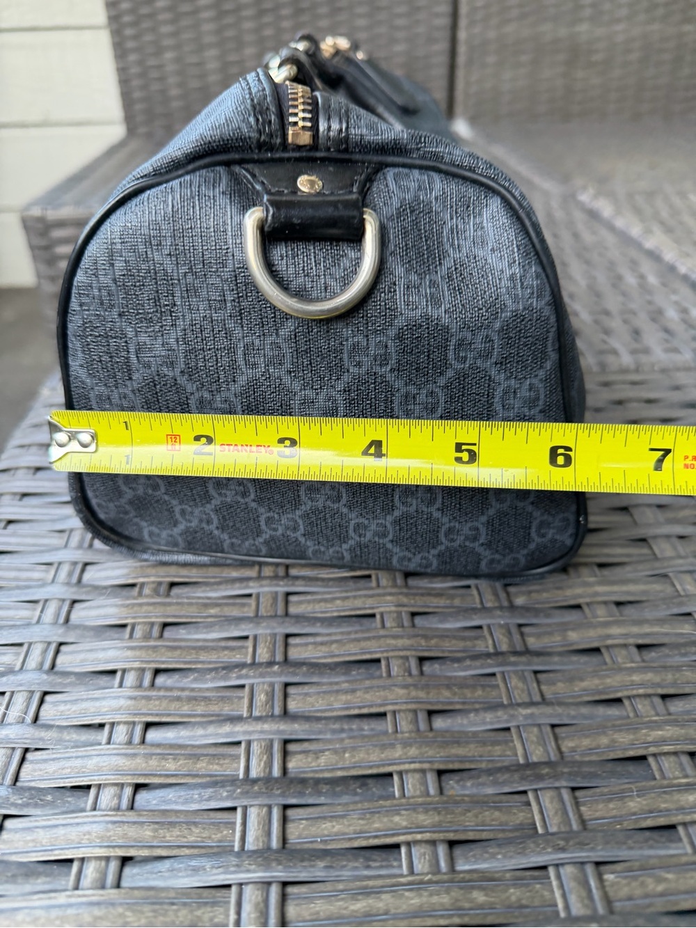 Gucci Monogram Black Duffel Bag - Picture 14 of 16